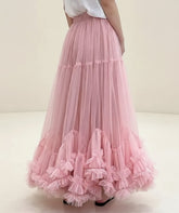 Luxury Tiered Ruffle Maxi Skirt – Designer Floor-Length Evening Wear
